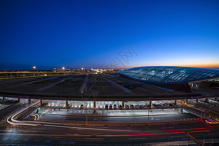 T3首都机场夜景首都机场T3背景