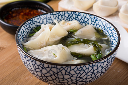 吉祥馄饨馄饨背景