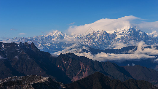 花系列牛背山风光系列背景