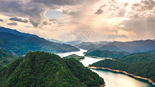 湖仙宫风景区浙江云和湖仙宫景区背景