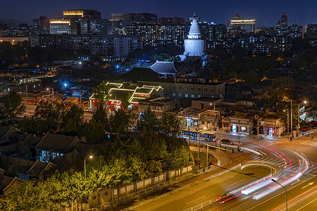 北京白塔寺背景图片