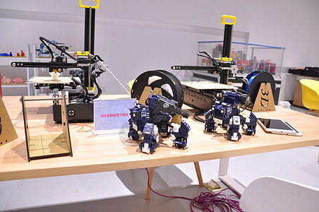 杭州断桥杭州萧山机器人自动化展厅背景