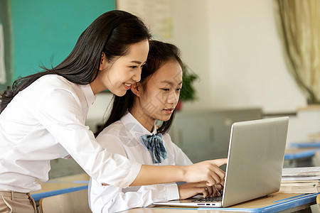 青少年网上学习老师高清图片素材