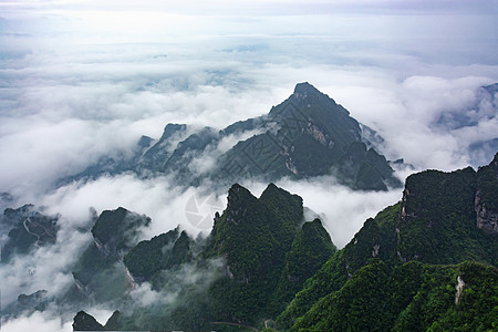 袁家界张家界风景地貌背景