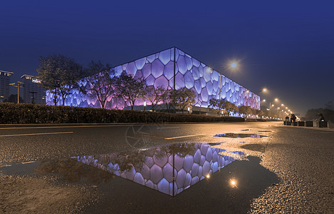 水立方背景北京水立方背景