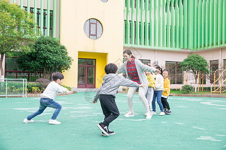 六一玩耍孩子幼儿园儿童课间玩耍背景