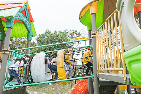 幼儿园教育幼儿园儿童玩游乐设施背景