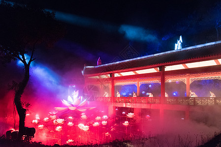 江西鹰潭《寻梦龙虎山》实景演出背景