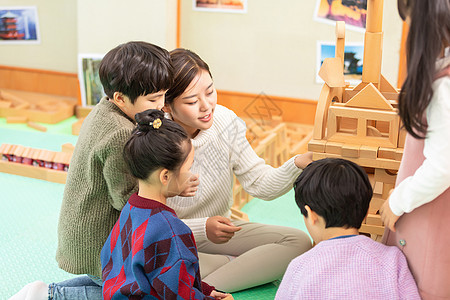 幼儿园益智课堂背景图片