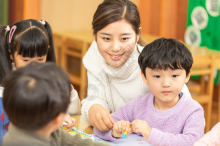 儿童教育幼儿园教师高清图片