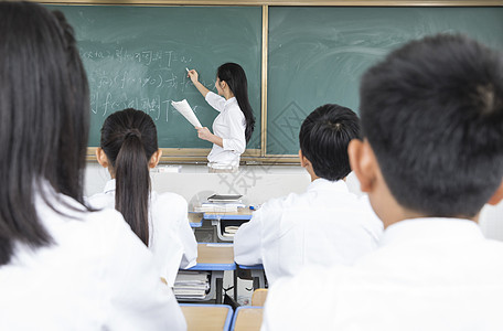 学生青少年教育老师上课背景