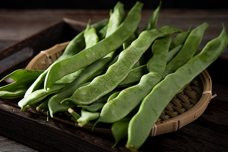 四季豆绿色健康高清图片