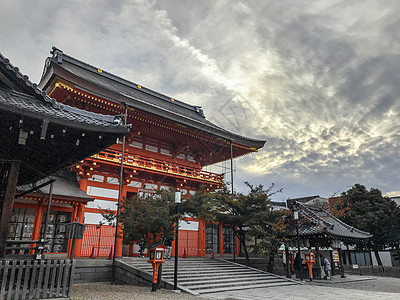 日本八坂神社日本京都八坂神社背景