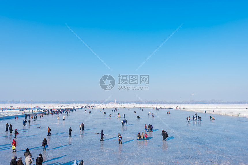 冬季的松花江风光图片