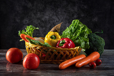 新鲜蔬菜搭配高清图片素材
