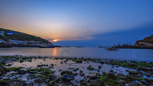 浙江平湖浙江舟山东极岛背景