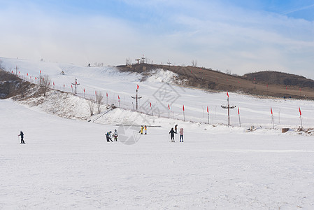 天津盘山滑雪场图片