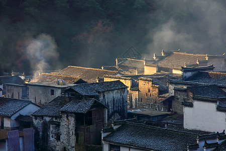 江西风光江西婺源石城景区风光背景