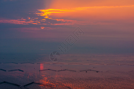 鱼米之乡福建霞浦风光背景