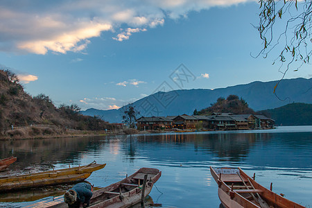 四川泸沽湖风景区高清图片