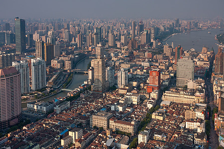 上海黄浦江城市建筑群图片