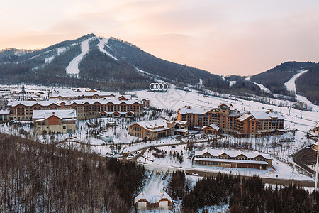 长白山万达柏悦酒店度假村背景