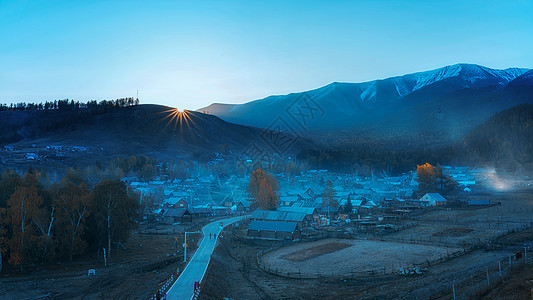 新疆白哈巴景色图片