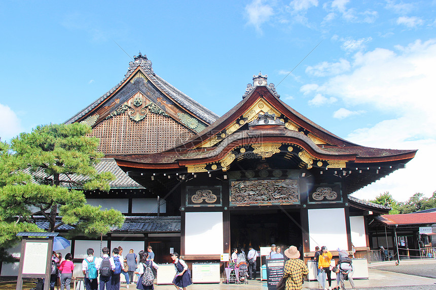 日本京都二条城景区图片