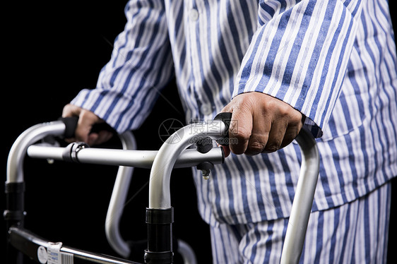 老人病护老年助步器图片