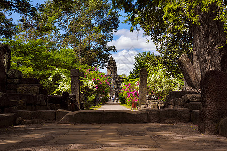 世界旅行柬埔寨吴哥窟旅游背景