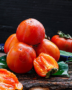 香甜柿子图片