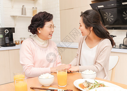 喜庆的母女母女感情高清图片