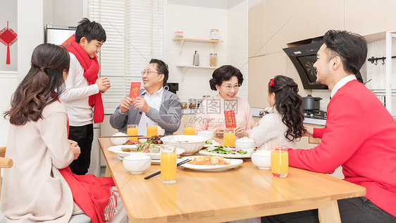 年夜饭发红包图片