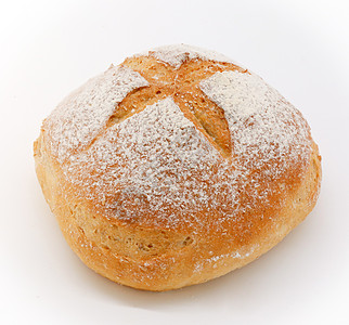面包元素欧式裸麦面包背景