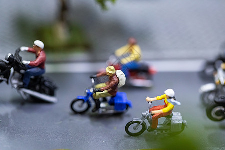 赛车玩具骑车小人模型背景