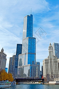 芝加哥特朗普大厦高清图片