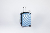 蓝色行李箱拉杆箱图片