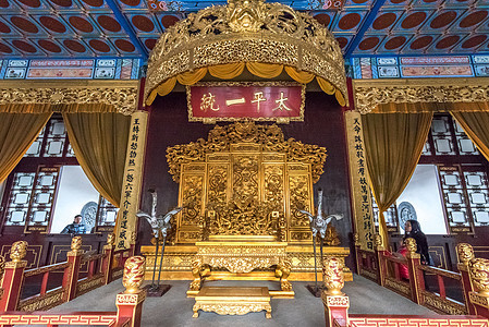 南京总统府龙椅图片