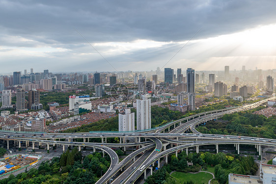 上海城市立交桥图片