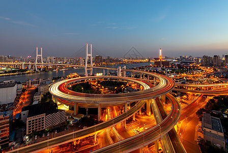 上海城市立交桥高清图片