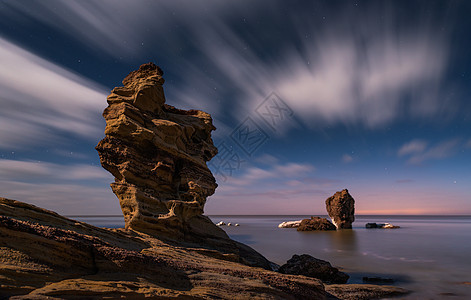 星空流云海景图片