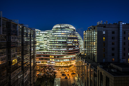 银河SOHO之夜背景图片