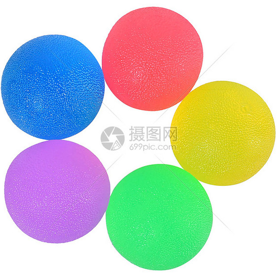彩色瑜伽球图片