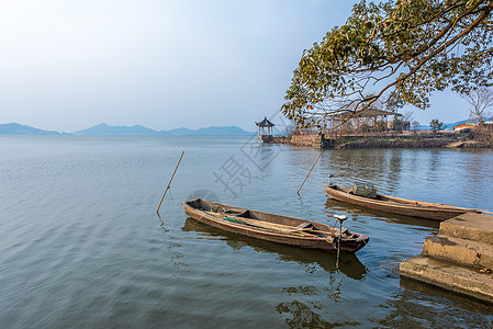 宁波东钱湖风光背景