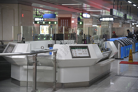 机场服务中心地铁服务中心背景