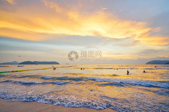 马来西亚兰卡威落日图片