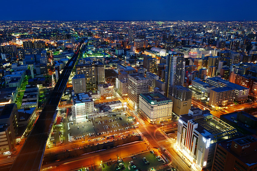札幌城市天际线图片