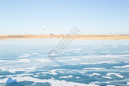 内蒙古博物院冬季内蒙古呼伦贝尔呼伦湖风光背景