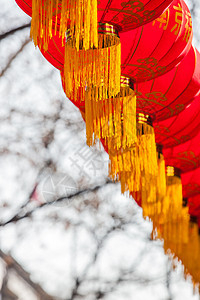 春节红灯笼背景图片