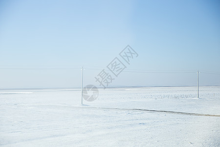 冬季内蒙古呼伦贝尔平原图片
